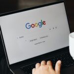 "Student researching academic articles without using Google Scholar"
